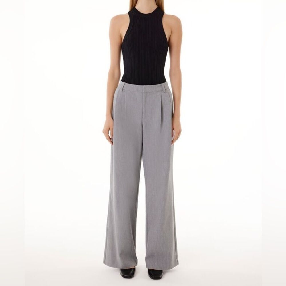 Barney's NYC x Forever 21 Collaboration Gray Trouser Pants Size Small NWT